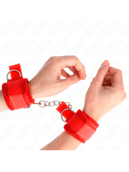 KINK - NEOPRENE WRIST RESTRAINTS RED 42 X 5 CM