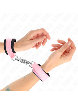 KINK - VERSTELLBARE NEOPREN-HANDHANDFESSELN ROSA VERSTELLBAR 22-34 CM