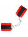 KINK - MUÑEQUERAS PARA PRINCIPIANTES NEGRO-ROJO 30 X 7 CM