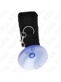KINK - MUÑEQUERAS CON VENTOSA NEGRO AJUSTABLE 29-40 CM X 5 CM