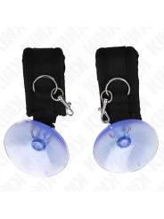 KINK - SUCTION CUP WRIST RESTRAINTS BLACK 29-40 CM X 5 CM