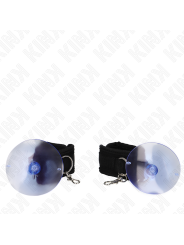 KINK - SUCTION CUP WRIST RESTRAINTS BLACK 29-40 CM X 5 CM
