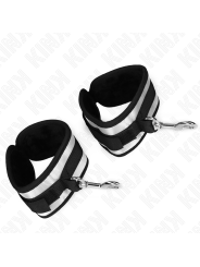 KINK - GRIJZE NEOPREEN POLSBANDJES 23 X 5 CM