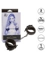 CALEXOTICS - NOCTURNAL LEATHER WRIST CUFFS ADJUSTABLE BLACK