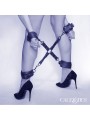CALEXOTICS - NOCTURNAL HOG TIE CONNECTOR CUERO AJUSTABLE BLACK