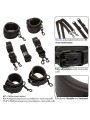 CALEXOTICS - NOCTURNAL BED RESTRAINTS LEATHER ADJUSTABLE BLACK