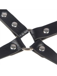 SUBBLIME - 953690 MANETTE CON CINTURA BONDAGE NERE TAGLIA UNICA