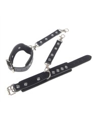 SUBBLIME - 953690 ALGEMAS COM CINTO DE BONDAGE PRETO TAMANHO ÚNICO