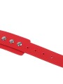 SUBBLIME - 953706 HANDSCHELLEN MIT BONDAGE-GÜRTEL ROT EINE GRÖSSE