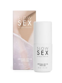 BIJOUX INDISCRETS - SLOW SEX ÃLEO DE MASSAGEM SEXUAL COM CBD 30 ML