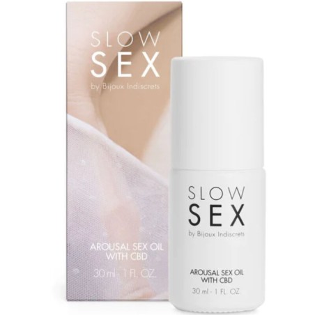 BIJOUX INDISCRETS - SLOW SEX ÃLEO DE MASSAGEM SEXUAL COM CBD 30 ML