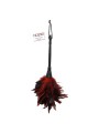 FETISH FANTASY SERIES - BLACK & RED FRISKY FEATHER TICKLER