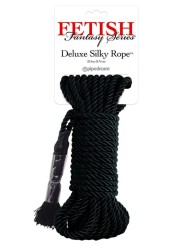 FETISH FANTASY SERIES - CORDA DE SEDA PRETA DE LUXO 9,75 M