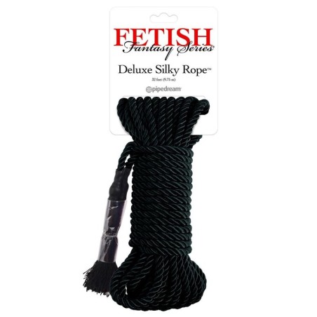 FETISH FANTASY SERIES - CORDA DI SETA DELUXE NERA 9,75 M