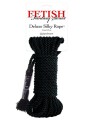 FETISH FANTASY SERIES - CUERDA DE SEDA DELUXE NEGRA 9,75 M