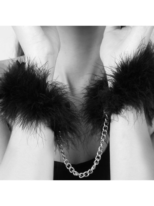 BIJOUX INDISCRETS - ZA ZA ZU FEATHER HANDCUFFS