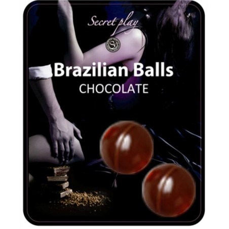 SECRETPLAY - BRAZILIAANSE BALLEN CHOCOLADE SET 2 BALLEN