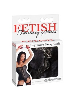 FETISH FANTASY SERIES - FURRY CUFFS PRETO