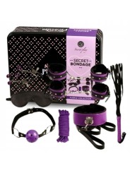 SECRETPLAY - BDSM SET 8PCS PURBLE / BLACK.