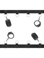 FETISH SUBMISSIVE - LUXE NEOPREEN VOERING BED BONDAGE SET