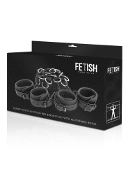 FETISH SUBMISSIVE - LUXE NEOPREEN VOERING BED BONDAGE SET