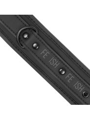 FETISH SUBMISSIVE - MASTER POSITION WITH 4 NOPRENE-LINED HANDCUFFS