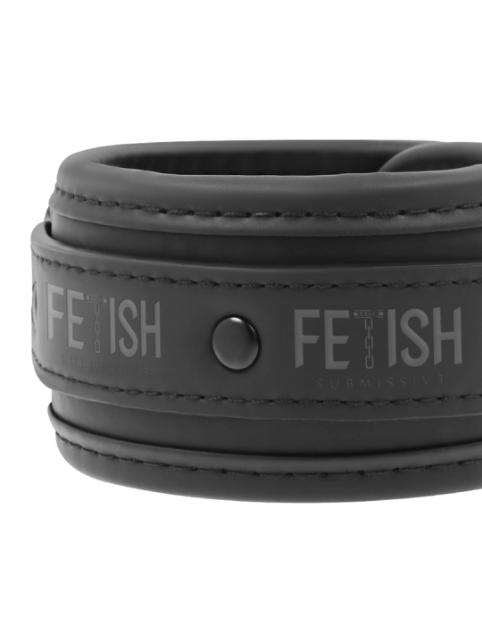FETISH SUBMISSIVE - ALGEMAS DE COURO VEGANO COM FORRO DE NOPRENE