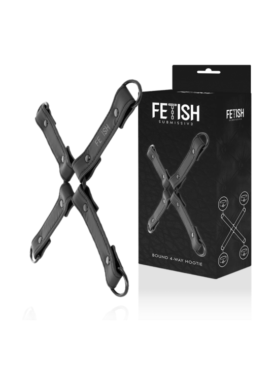 FETISH SUBMISSIVE - UNIÓN ESPOSAS CUERO VEGANO