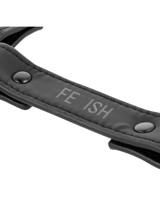 FETISH SUBMISSIVE - HANDSCHELLENVERBINDUNG AUS VEGANEM LEDER