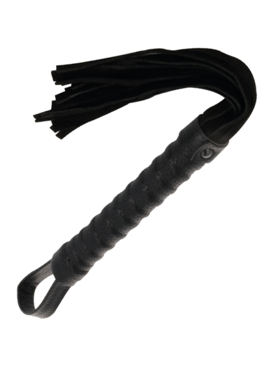 DARKNESS - SCHWARZE BONDAGE-PEISTE MIT LEDERGRIFF