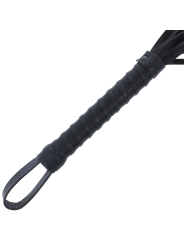 DARKNESS - SCHWARZE BONDAGE-PEISTE MIT LEDERGRIFF