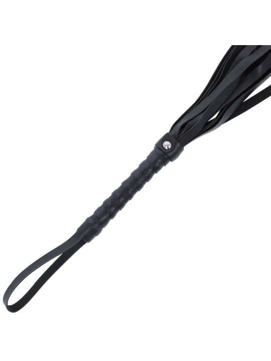 DARKNESS - BLACK BONDAGE WHIP 45 CM