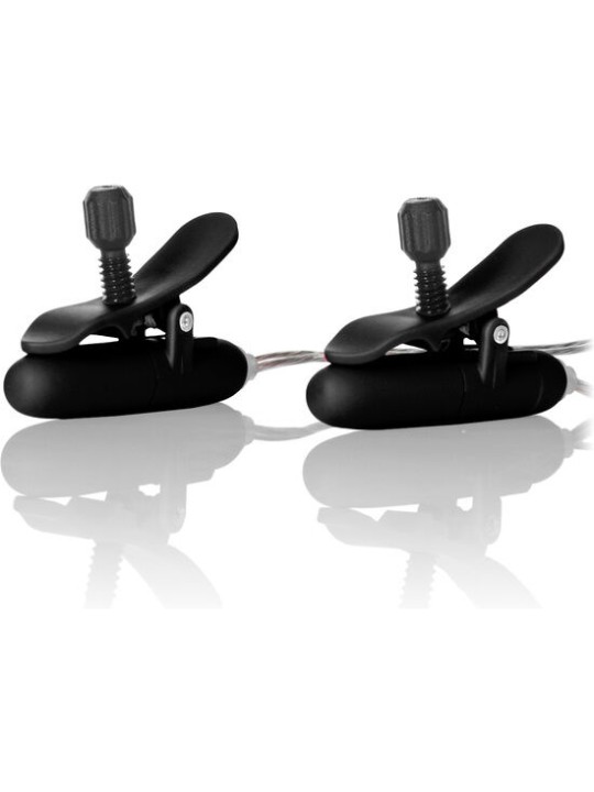 CALEXOTICS - PINZAS CON VIBRACIÓN NEGRO