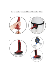 ELECTRASTIM - FUSION KOMODO DILDO SILICONA
