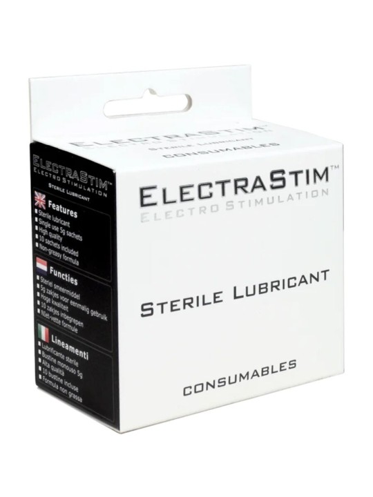 ELECTRASTIM - LUBRIFIANT STÉRILE 10 UNITÉS