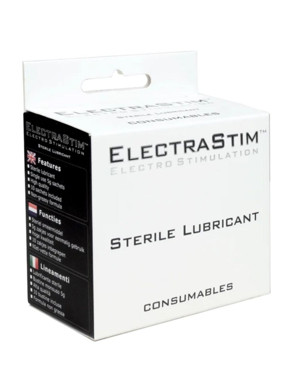 ELECTRASTIM - LUBRIFICANTE ESTÉRIL 10 UNIDADES