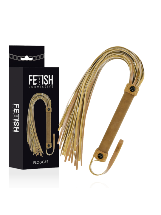 FETISH SUBMISSIVE ORIGEM - CHICOTE DE COURO VEGANO