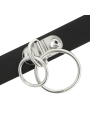 COQUETTE CHIC DESIRE - CHOKER CUERO VEGANO DOBLE ANILLA
