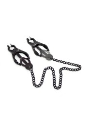 OHMAMA FETISH - JAPANSE TEPELKLEMMEN MET ZWARTE KETTING
