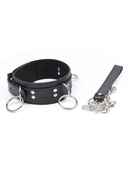 OHMAMA FETISH - SUBMISSION NECKLACE WITH 3 RINGS