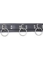 OHMAMA FETISH - COLLIER DE SOUMISSION AVEC 3 ANNEAUX