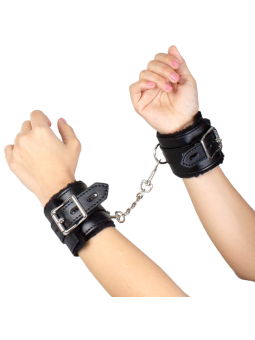 SECRETPLAY - MENOTTES DE BONDAGE NOIRES COLLECTION BDSM