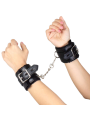 SECRETPLAY - BLACK BONDAGE HANDCUFFS BDSM COLLECTION