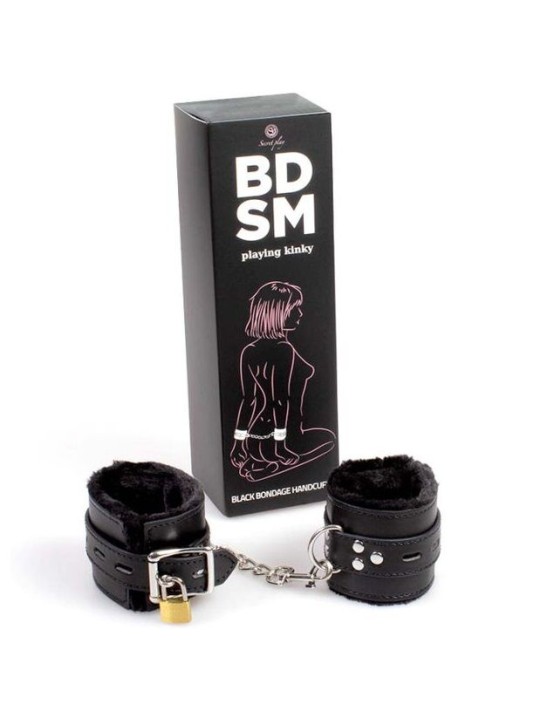 SECRETPLAY - ALGEMAS BLACK BONDAGE COLEÇÃO BDSM
