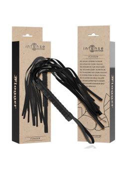 INTENSE - FETISH FLOGGER EN CUIR VÉGÉTALIEN