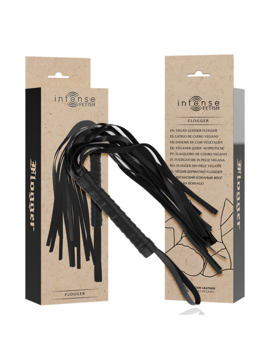 INTENSE - FETISH FLOGGER DE COURO VEGANO