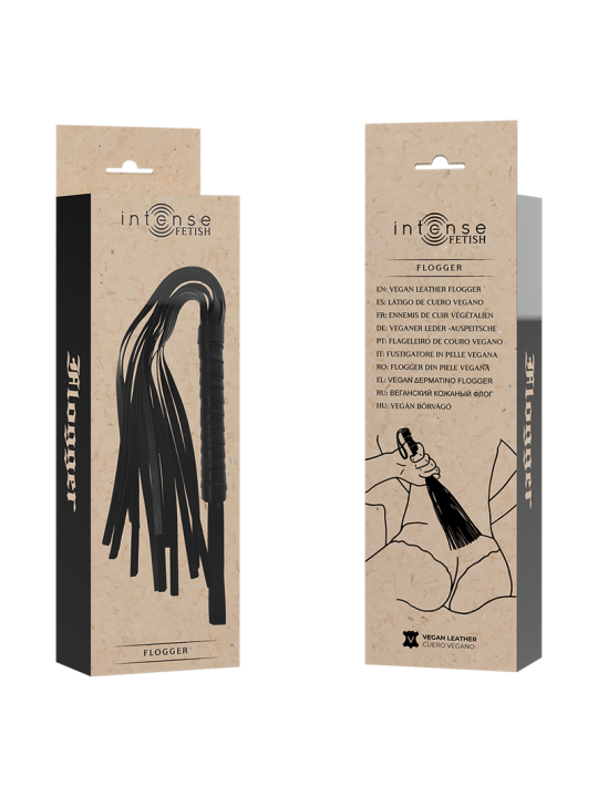 INTENSE - FETISH VEGAN LEDEREN ZWEEP