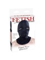 FETISH FANTASY SERIES - HOOD WITH ZIPPERS BLACK