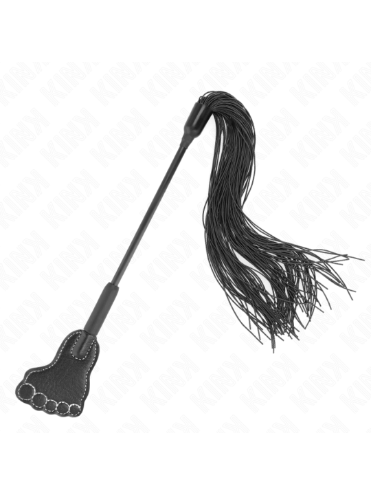 KINK - FOOT SHAPED PADDLE WITH TASSEL WHIP 31 CM