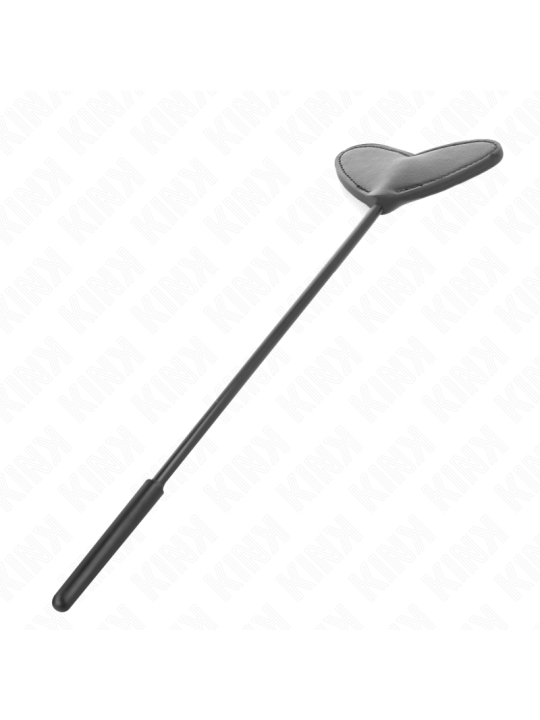 KINK - ZWARTE HARTVORMIGE SCHOP 33 X 10 CM